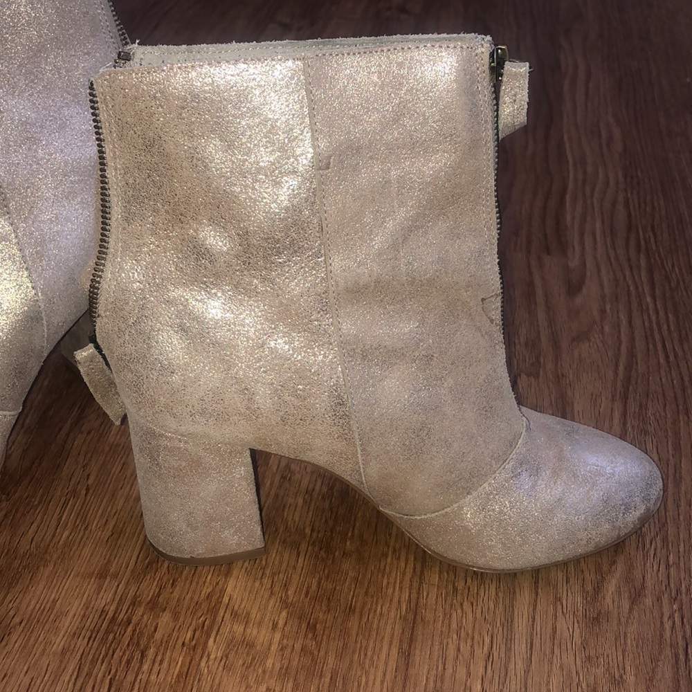 Matisse Gold Booties
